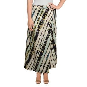 NWT Women’s Lysse Womens Striped Side Tie Wrap Skirt S / Tie Dye Stripes